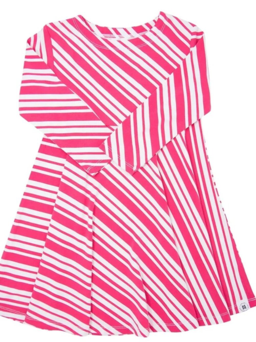 *NWT* Sweet Bamboo Swirly Girl Dress for Toddlers - Candy Cane Stripe 3T